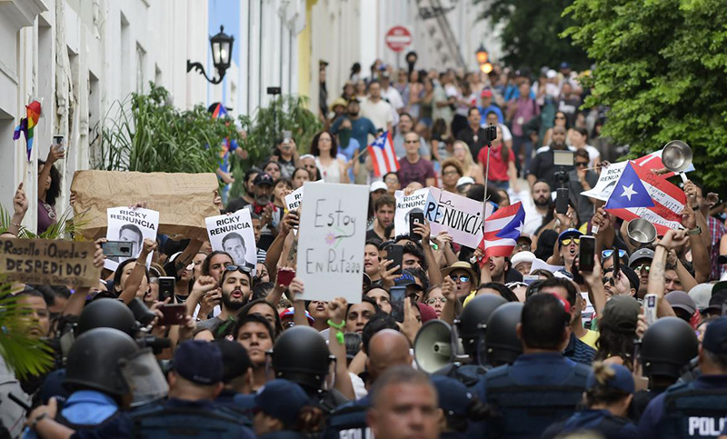 Cacerolazos en Puerto Rico para pedir la renuncia del gobernador Ricardo Roselló 