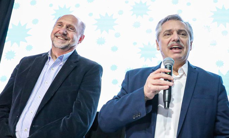 Alberto Fernández sigue su gira por Santa Fe y se reúne con empresarios