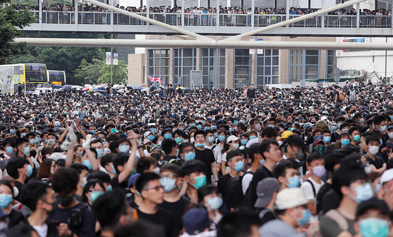 Nueva protesta en Hong Kong contra la ley que facilita la extradición a China