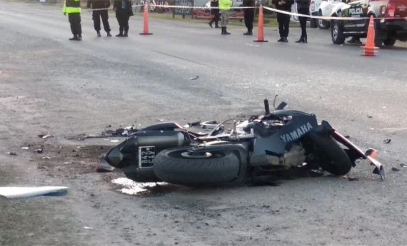 Choque fatal: murió un motociclista tras impacto en la ruta 9