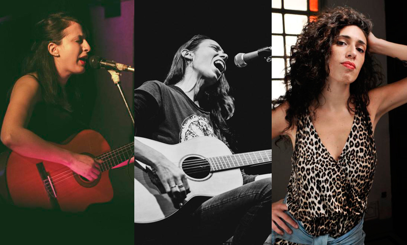 Noche de rock y feminismo:  Majo Clutet, Flopa Lestani y Paula Maffía