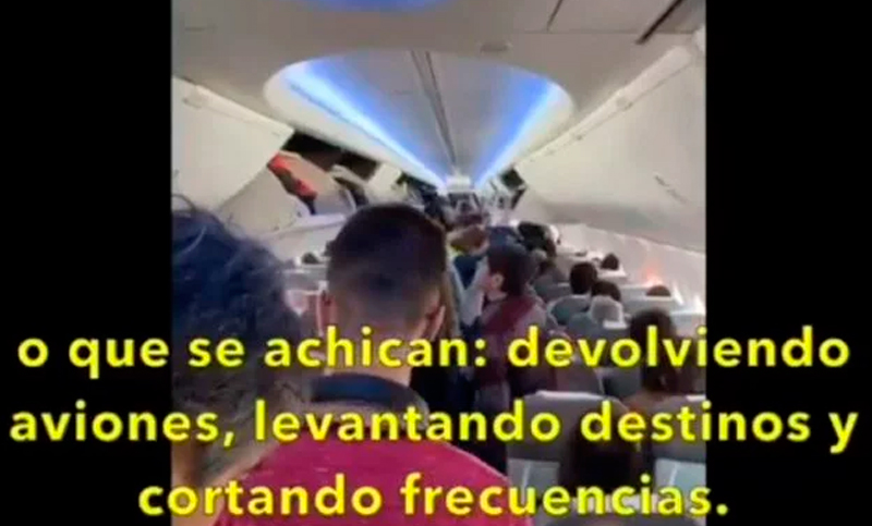 Cruces entre el Gobierno y los aeronáuticos por los mensajes gremiales al final de los vuelos