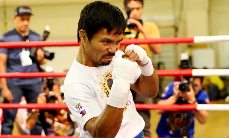 Manny Pacquiao vuelve a subirse al ring en Las Vegas