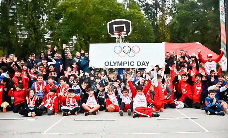 El Día Olímpico se festejó en Rosario como previa a los Juegos de 2021