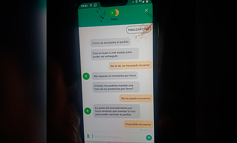 Atropellaron a un repartidor de Glovo y la empresa solo preguntó: ¿cómo está el pedido?