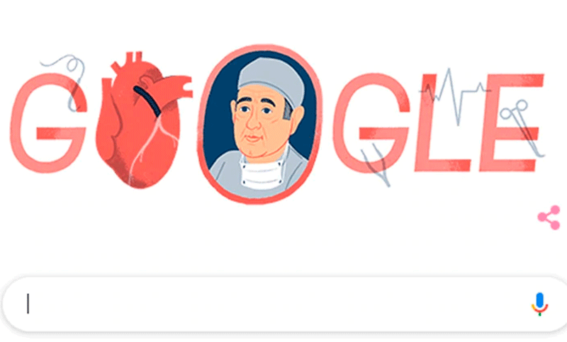 A 96 años de su nacimiento, Google recuerda al médico René Favaloro