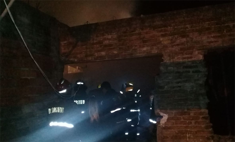 Violencia de género, incendio y un hombre calcinado en zona norte