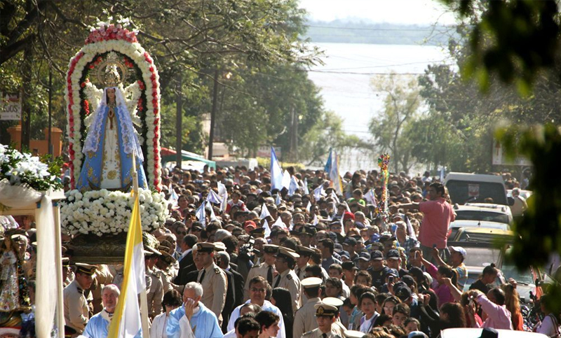 Se espera una multitud en Itatí por el 119° aniversario de la coronación pontificia de la Virgen