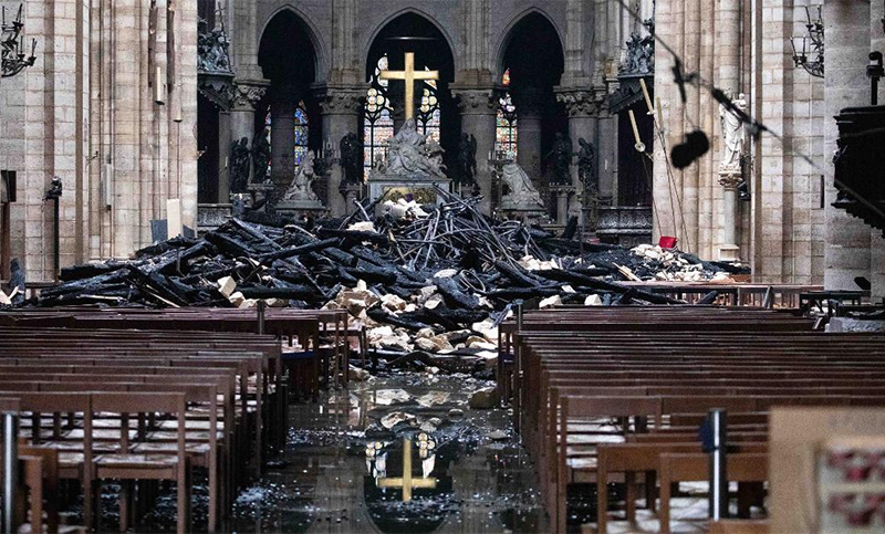 Notre Dame abrió sus puertas para mostrar la restauración