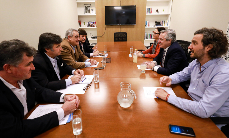 La reunión con la Mesa de Enlace «fue positiva», afirmó Fernández