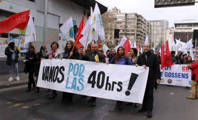 Chile: sindicatos y empresarios apoyan reducción de la jornada laboral