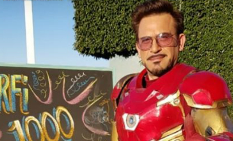 La historia del Iron Man argentino que visita niños en hospitales