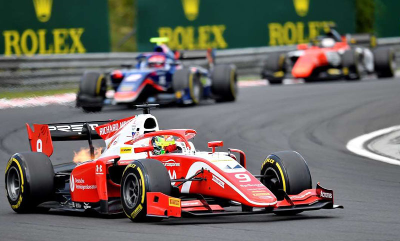 El hijo de Schumacher ganó su primera carrera en Fórmula 2