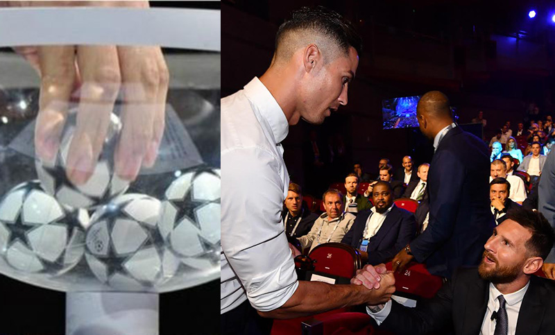Se sorteó la Champions League y CR7 le hizo una propuesta a Messi