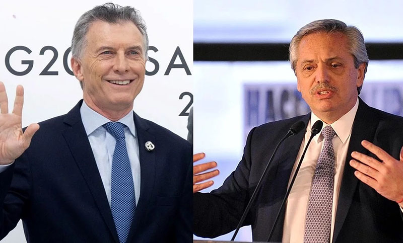 Fernández y Macri participaron de un evento sobre Democracia y Desarrollo 