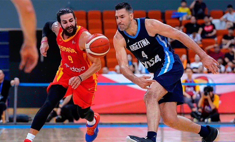 Argentina cerró la preparación con derrota ante España en China