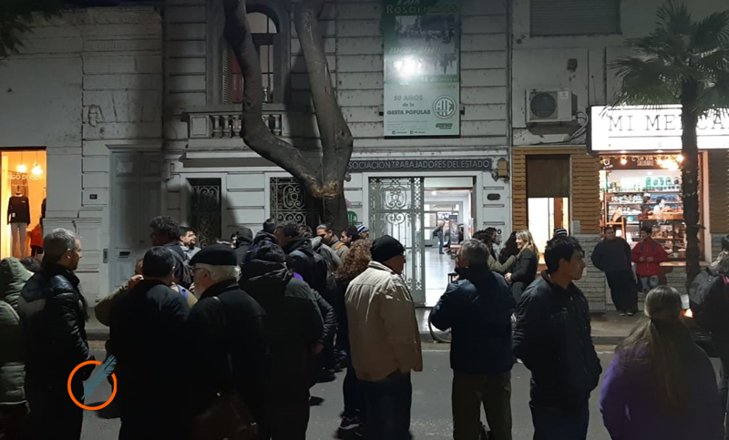 Una de las listas de ATE denunció fraude electoral en la puerta del sindicato