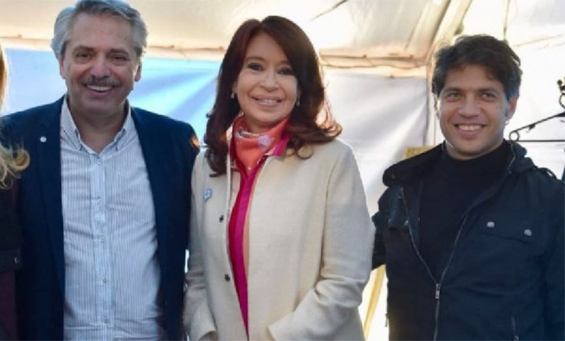 Alberto F., Cristina Kirchner y Kicillof analizaron el resultado electoral en el Instituto Patria