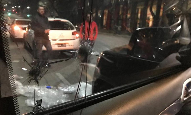 Atacaron la camioneta que trasladaba al precandidato presidencial Espert