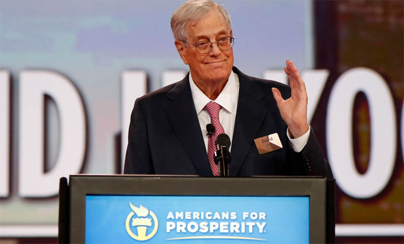 Murió David Koch, el dueño de la segunda mayor empresa de Estados Unidos