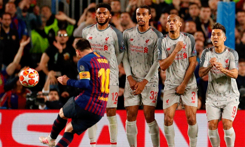 Un gol de Messi fue elegido como el mejor del año por la Uefa
