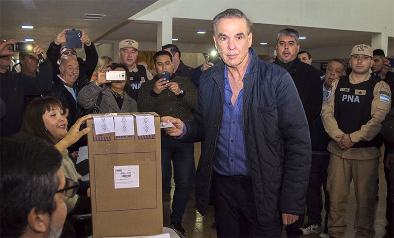 Pichetto: «Hoy hablan los ciudadanos que votan, estoy con mucha expectativa»