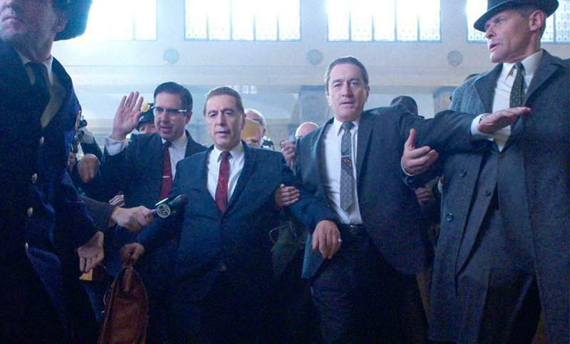 The Irishman: estrena en cines el 1º de noviembre y un mes después en Netflix