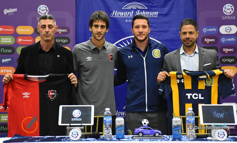 Ledesma y Albertengo, juntos en la previa del Clásico rosarino