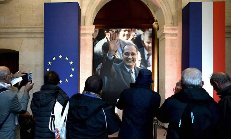 Personalidades mundiales dieron el último adiós a Jacques Chirac