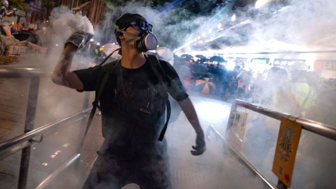 Las protestas causaron en Hong Kong la mayor caída de turistas desde la epidemia del SARS en 2003