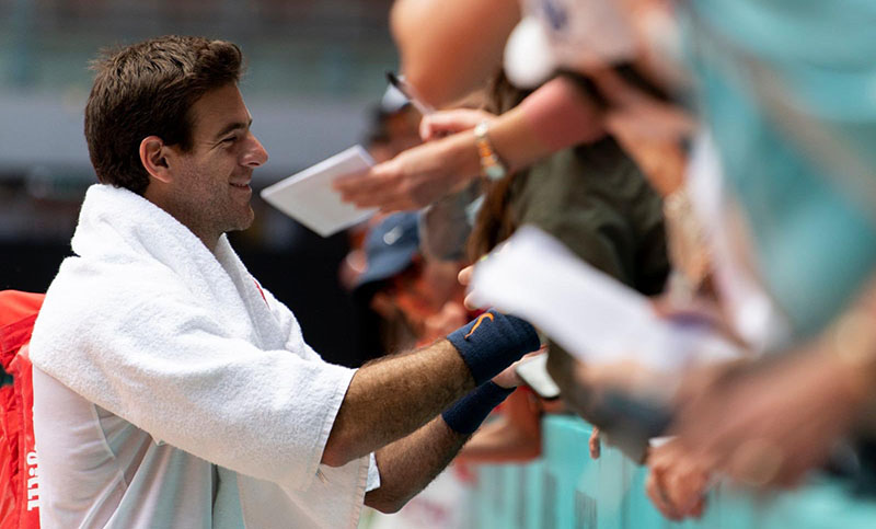 Del Potro se recupera de la lesión y volverá al ruedo en octubre