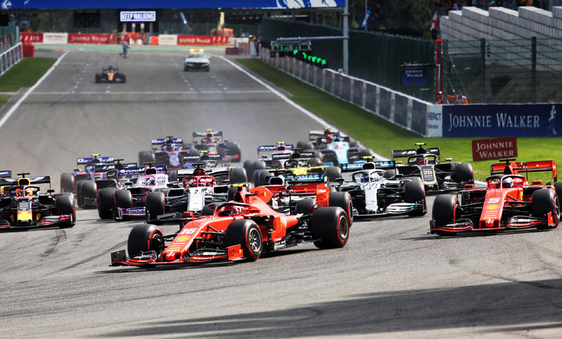 Leclerc ganó por primera vez en la Fórmula 1