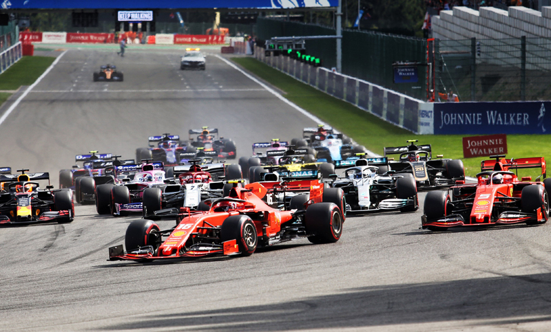Leclerc ganó por primera vez en la Fórmula 1