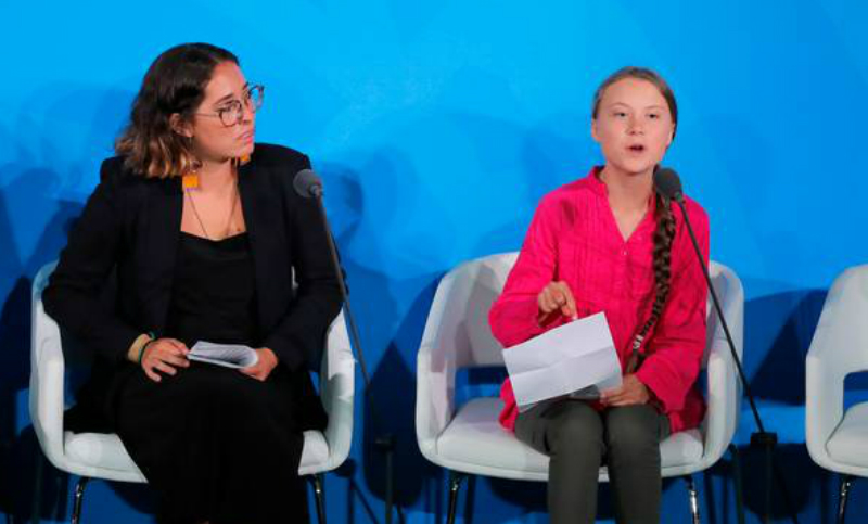 Encendido discurso de Greta Thunberg en la ONU:  «Somos los que vamos a tener que vivir con las consecuencias»