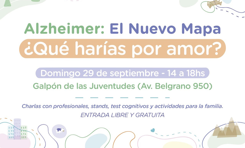 El domingo habrá un encuentro abierto para dar a conocer el Mal de Alzheimer