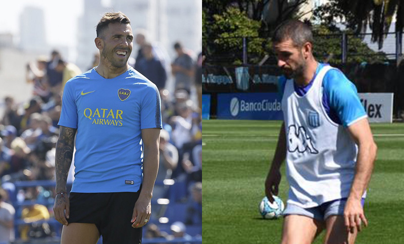 Boca y Racing se preparan para enfrentar a los equipos rosarinos