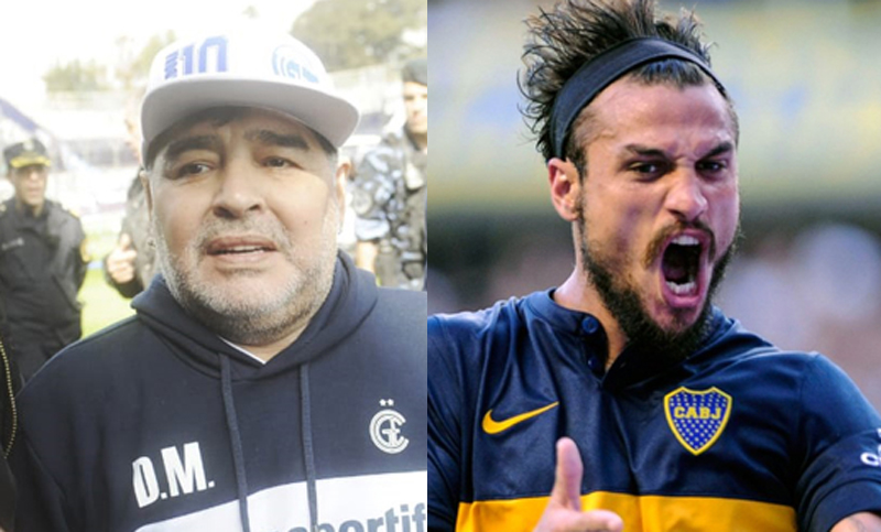 Maradona analiza la posibilidad de incorporar a Daniel Osvaldo