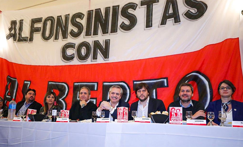 Alberto Fernández: «Alfonsín siempre puso a la política en el mejor de los lugares»