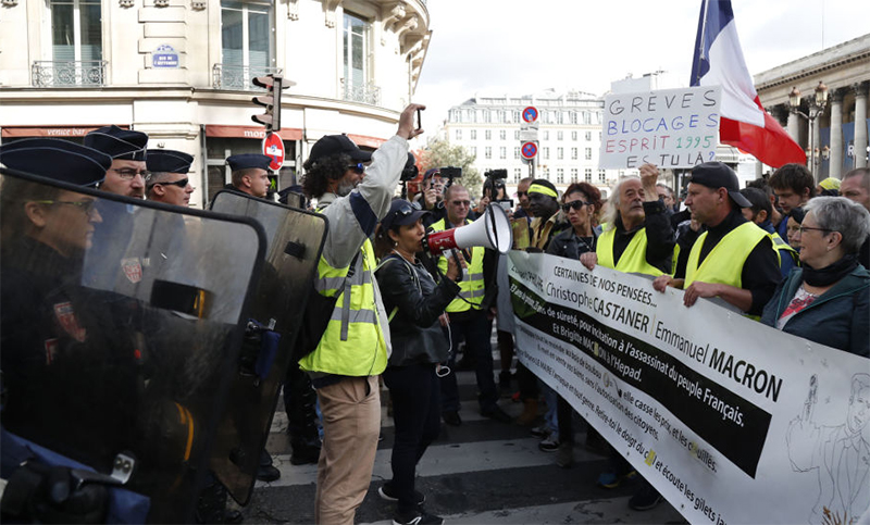 Los ‘chalecos amarillos’ no paran: 46ª semana consecutiva de protestas en Francia