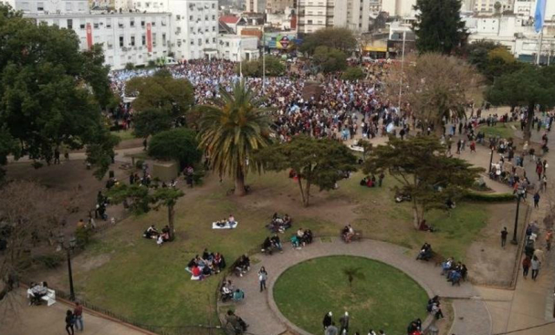 Militantes de Juntos por el Cambio marcharon en apoyo a Vidal