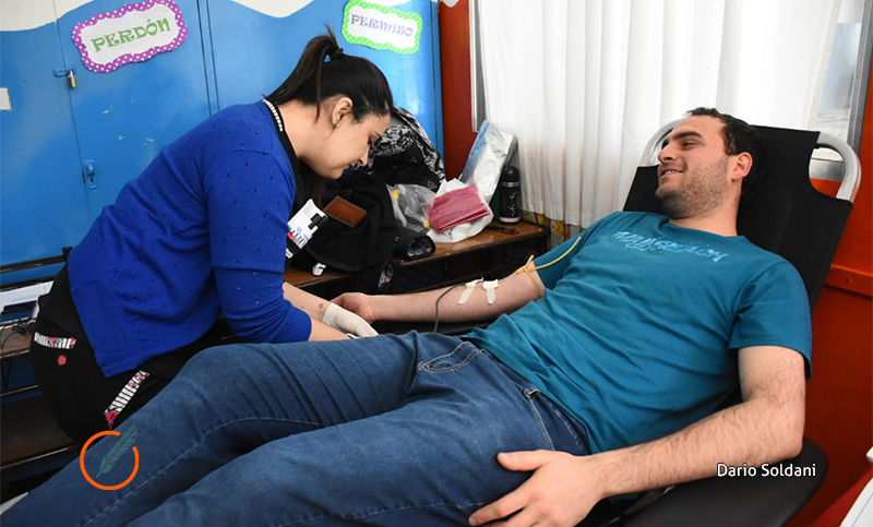 Jornada de donación voluntaria de sangre para crear conciencia