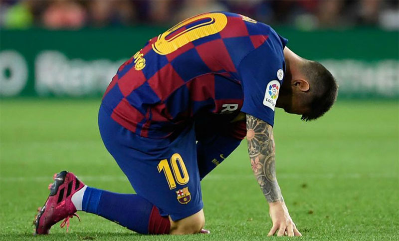 La lesión de Messi no es grave, pero lo deja afuera del próximo partido