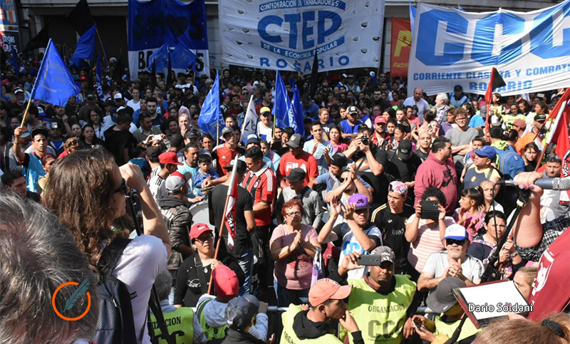 Martes de cortes y marchas, Belliboni del Polo Obrero pidió al Gobierno que dé soluciones