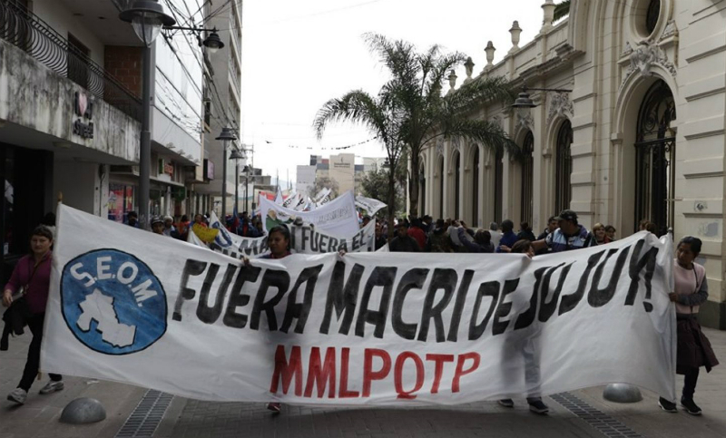 Organizaciones sociales repudian la visita de Macri a Jujuy