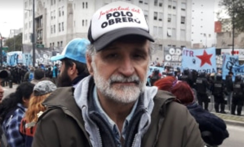 Belliboni del Polo Obrero dijo que movilizan porque no se cumple la ley de «Emergencia Alimentaria»