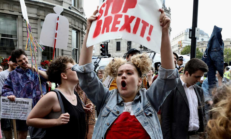 Esperan que más de un millón de personas marchen en Londres contra el Brexit