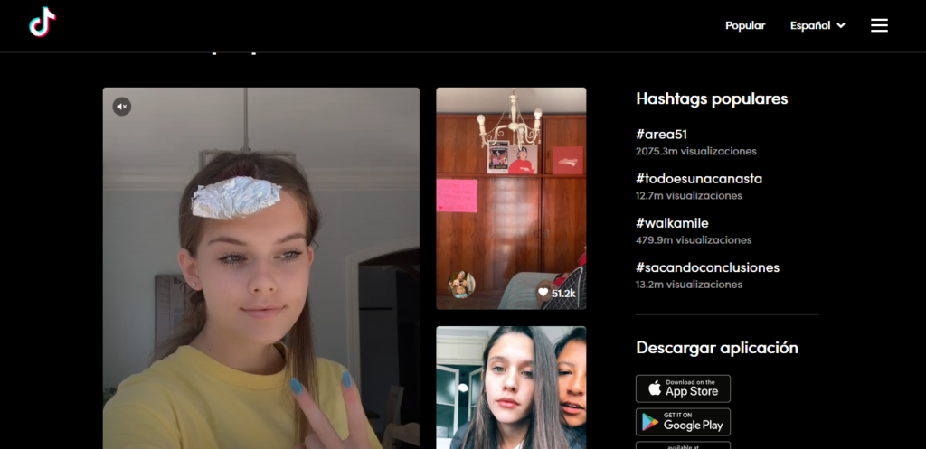 tik tok web