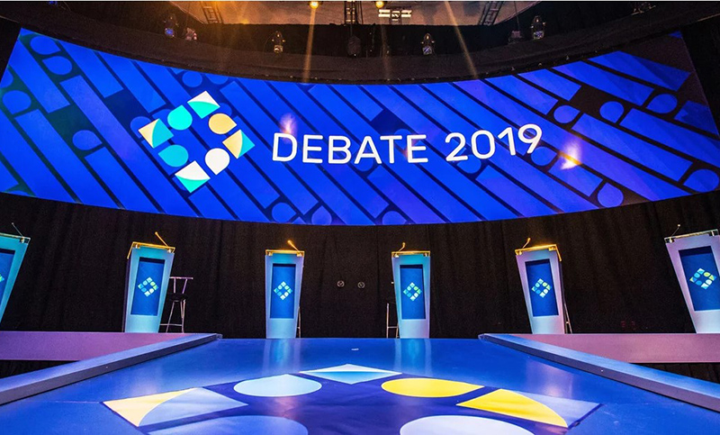 El vocero de la Cámara Electoral se mostró conforme con el desarrollo del debate presidencial
