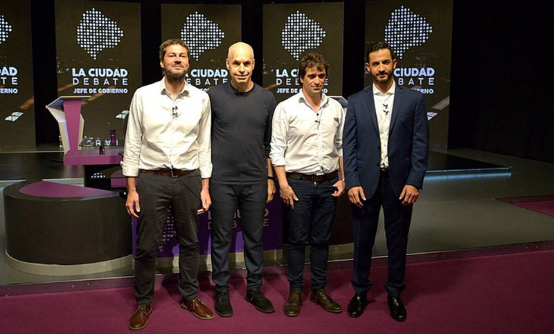 Los candidatos a jefe de Gobierno porteño debatieron entre cruces y propuestas