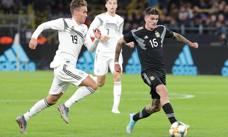 Argentina reaccionó a tiempo y empató con Alemania